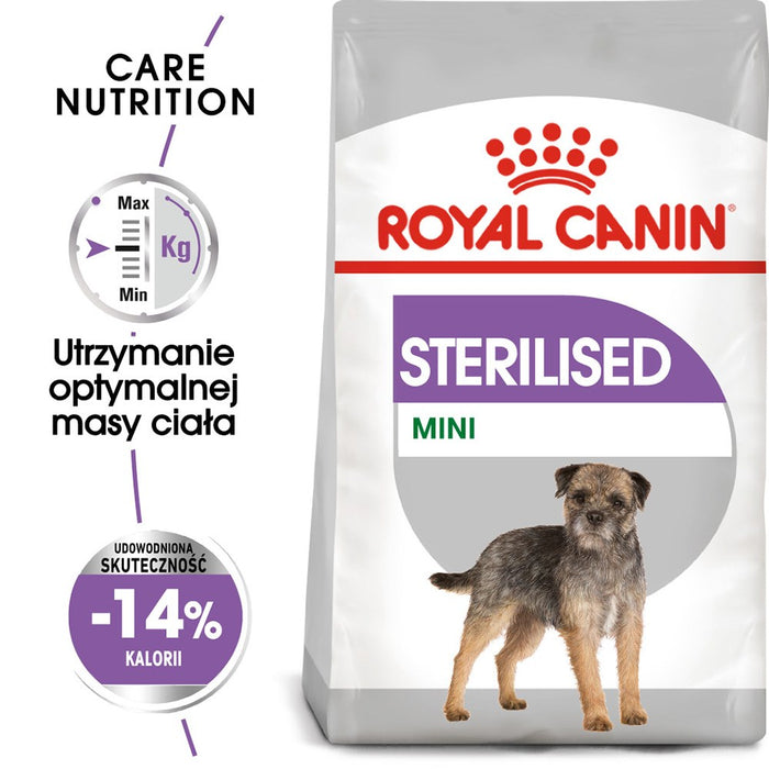 ROYAL CANIN Mini Sterilised - dry food for adult dogs, small breeds, after sterilisation - 1kg