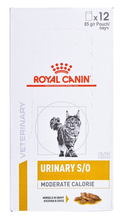 ROYAL CANIN Urinary S/O Moderate Calorie - wet cat food - 12 x 85g