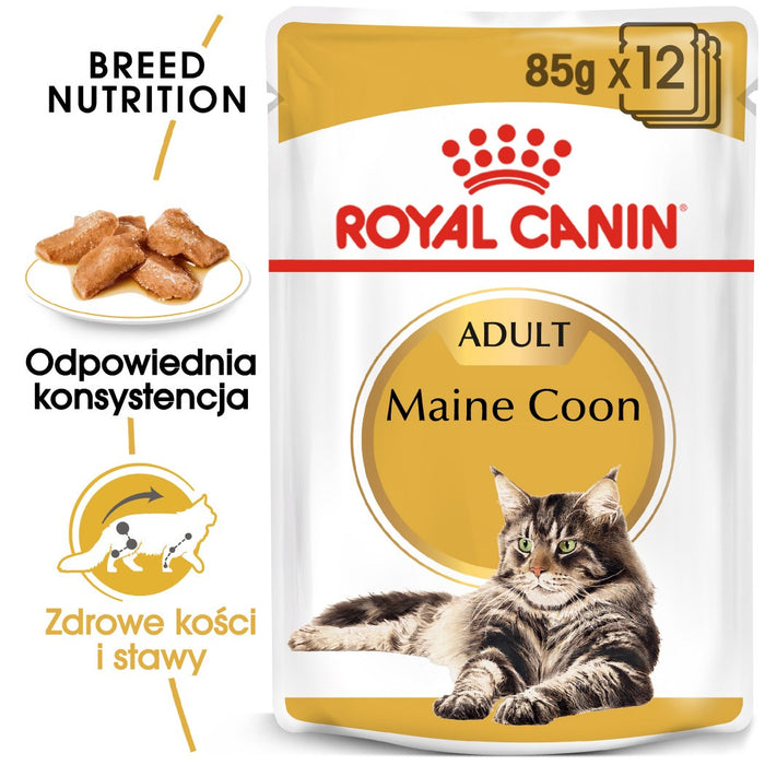ROYAL CANIN FBN Maine Coon - Cat wet food - sachet 12x 85g