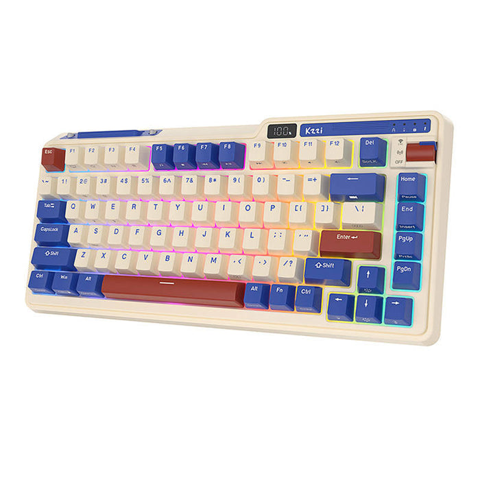 Royal Kludge KZZI K75 pro RGB wireless mechanical keyboard Moment Switch (retro blue) (QWERTY)