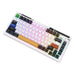 Royal Kludge KZZI K75 pro RGB wireless mechanical keyboard Moment Switch (black and white) (QWERTY)