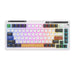 Royal Kludge KZZI K75 pro RGB wireless mechanical keyboard Moment Switch (black and white) (QWERTY)