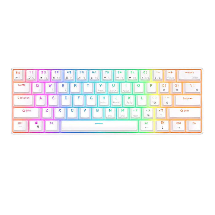 Royal Kludge RK61 RGB mechanical keyboard brown switch (white) (QWERTY) - Wired<<<Keyboards<<<Gaming<<<InnproXML