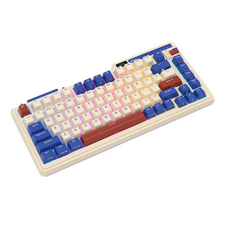 Royal Kludge KZZI K75 pro RGB wireless mechanical keyboard, Moment Switch (retro blue) (QWERTY)