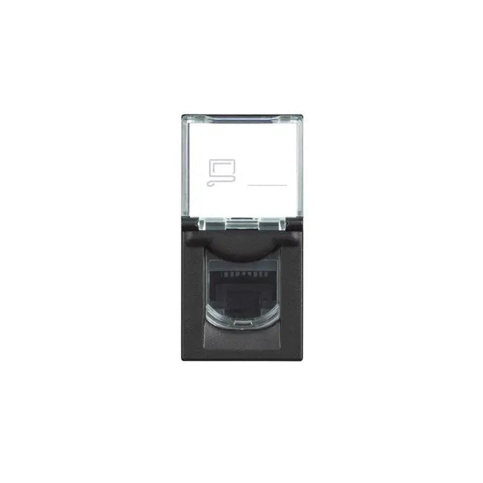 РОЗЕТКА RJ45 STP CAT 6A 1 МОДУЛЕН CLASSIA LEGRAND - ЧЕРЕН - Ключове контакти димери и