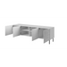RTV HOLE cabinet 190x40.5x59.5 cm white matt - TV cabinets made of furniture boardSTV-ZPM<<<TV cabinetsSTV<<<ActionPL
