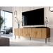 RTV JUNGLE cabinet 190x40.5x59.5 oak wotan + black legs - TV cabinets made of furniture boardSTV-ZPM<<<TV