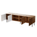 RTV JUNGLE cabinet 190x40.5x59.5 oak wotan + black legs - TV cabinets made of furniture boardSTV-ZPM<<<TV