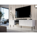 RTV JUNGLE cabinet 190x40.5x59.5 white matt + black legs - TV cabinets made of furniture boardSTV-ZPM<<<TV