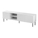 RTV JUNGLE cabinet 190x40.5x59.5 white matt + black legs - TV cabinets made of furniture boardSTV-ZPM<<<TV