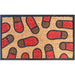 RUBBER COLORED 40X60 CM. STEPS - Изтривалки<<<Мебели и интериор<<<Praktiker