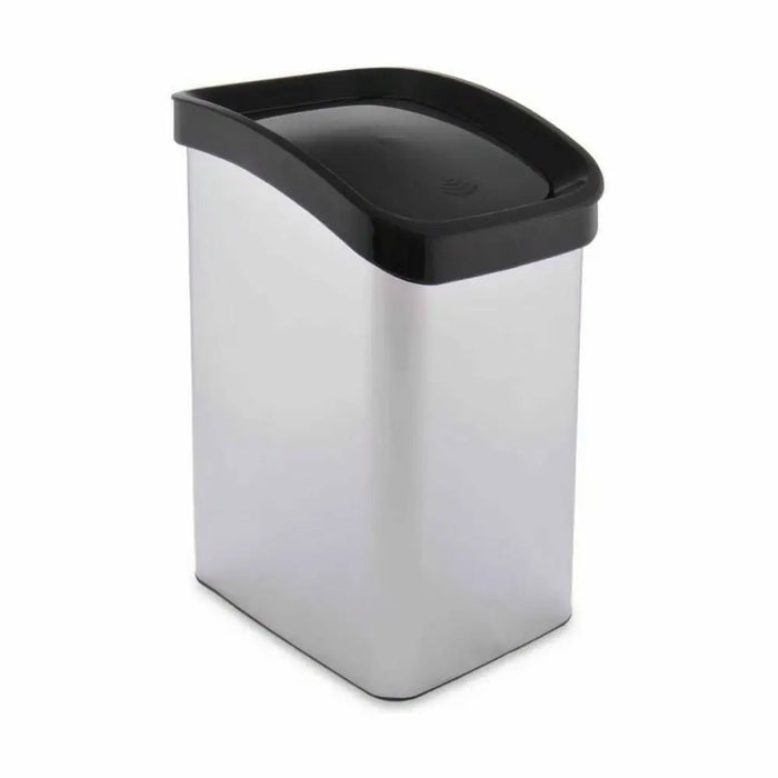 Rubbish bin Berilo Silver Plastic 12 L Tipper truck (6 Units) - Почистване Прахосмукачки И Гладене<<<Дом