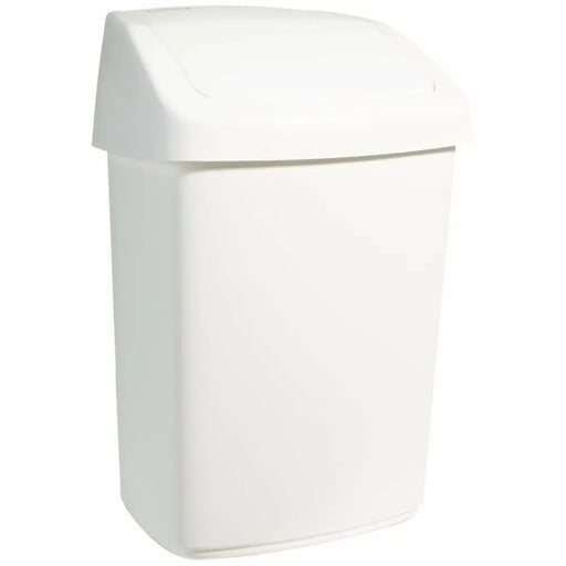 Rubbish Bin Rubbermaid TAPA BASCULANTE White Black Plastic 25 L - Почистване Прахосмукачки И Гладене<<<Дом