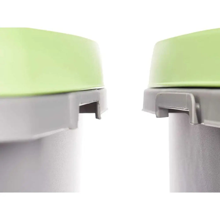 Rubbish bin Stefanplast Green Grey Plastic 25 L (6 Units) - Почистване Прахосмукачки И Гладене<<<Дом