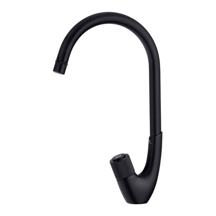KITCHEN MIXER WITH GRANITE COATING RUBINETA SWAN-33 BLACK