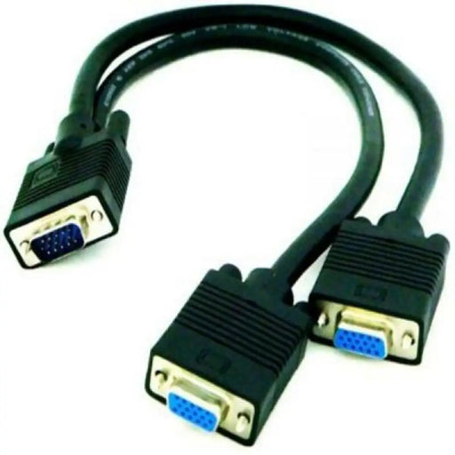 S-VGA Splitter Cable NANOCABLE 10.15.2000 45 cm - Компютър Кабели и адаптери<<<Компютри|
