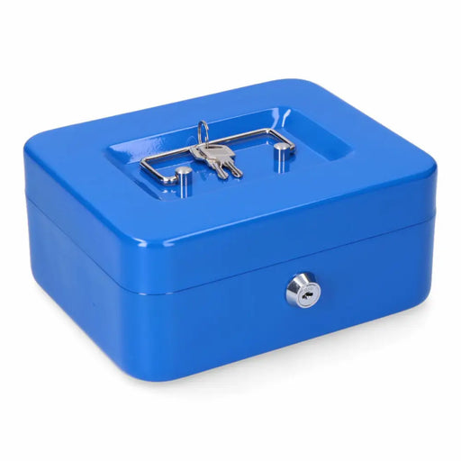 Safe-deposit box Micel CFC09 M13394 Blue Steel 20 x 16 x 9 cm 200 x 160 x 90 mm - Сигурност Удома<<<Дом