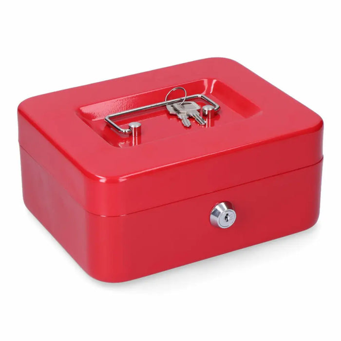 Safe-deposit box Micel CFC09 M13395 Red Steel 20 x 16 x 9 cm 200 x 160 x 90 mm - Сигурност Удома<<<Дом