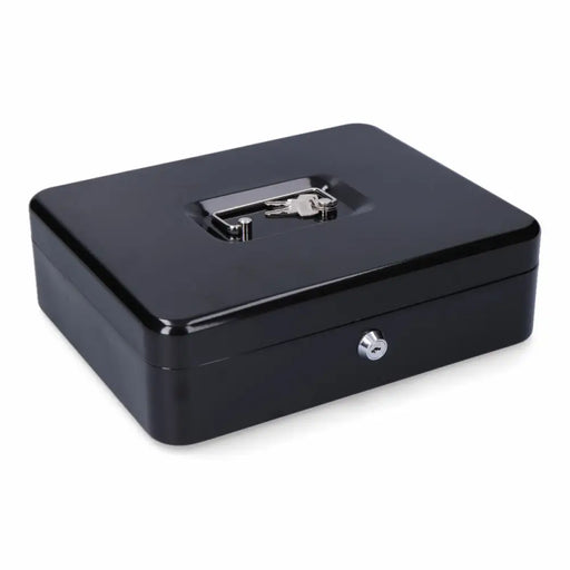 Safe-deposit box Micel CFC09 M13402 Black Steel 30 x 24 x 9 cm 300 x 240 x 90 mm - Сигурност Удома<<<Дом
