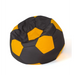 Sako bag pouffe Ball black-yellow XL 120 cm - Poufs for children/youthPUF-DZI<<<Poufs and footrestsPUF<<<ActionPL
