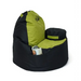 Sako bag pouffe Coffee black-olive XXL 120 x 80 cm - Sako poufsPUF-SAK<<<Poufs and footrestsPUF<<<ActionPL
