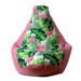 Sako bag pouffe Pear print pink-flaming L 105 x 80 cm - Sako poufsPUF-SAK<<<Poufs and footrestsPUF<<<ActionPL