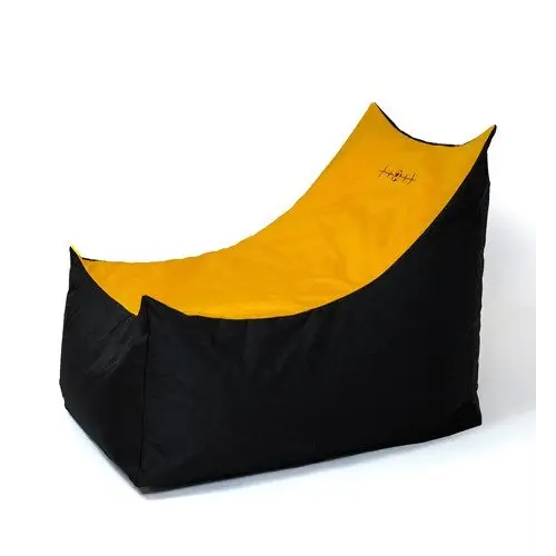 Sako bag pouffe Tron black-orange XXL 140 x 90 cm - Sako poufsPUF-SAK<<<Poufs and footrestsPUF<<<ActionPL