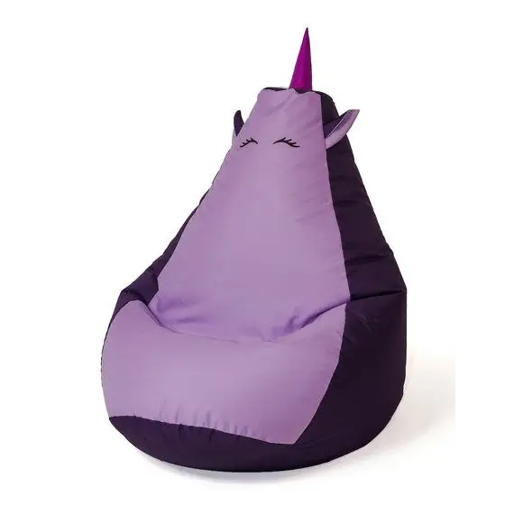 Sako bag pouffe Unicorn purple-light purple XL 130 x 90 cm - Poufs for children/youthPUF-DZI<<<Poufs