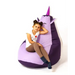 Sako bag pouffe Unicorn purple-light purple XL 130 x 90 cm - Poufs for children/youthPUF-DZI<<<Poufs