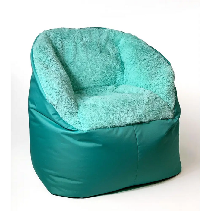 Sako sack pouf Fluffy mint XXL 140 x 90 cm - Sako poufsPUF-SAK<<<Poufs and footrestsPUF<<<ActionPL