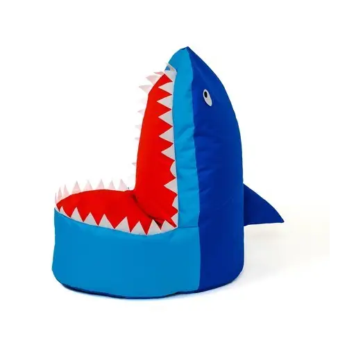 Sako sack pouffe Shark navy blue XXL 100 x 60 cm - Poufs for children/youthPUF-DZI<<<Poufs and footrestsPUF<<<ActionPL