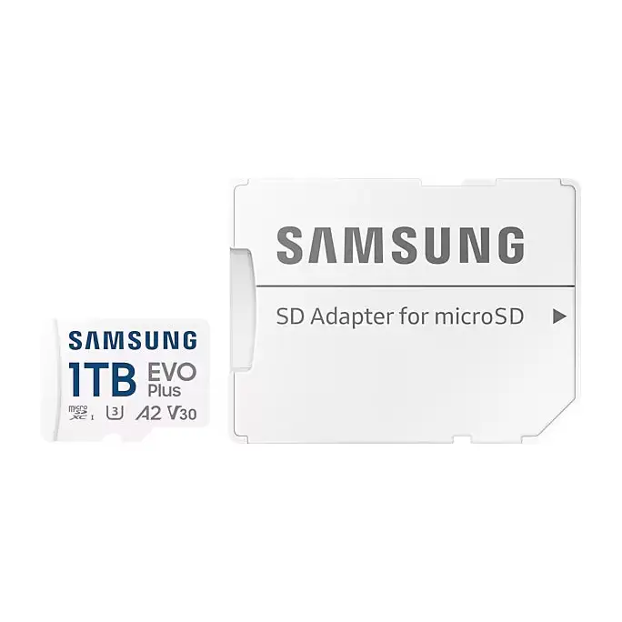 Samsung 1TB micro SD Card EVO Plus with Adapter UHS-I interface Read Speed up to 160MB/s - Micro SD Cards