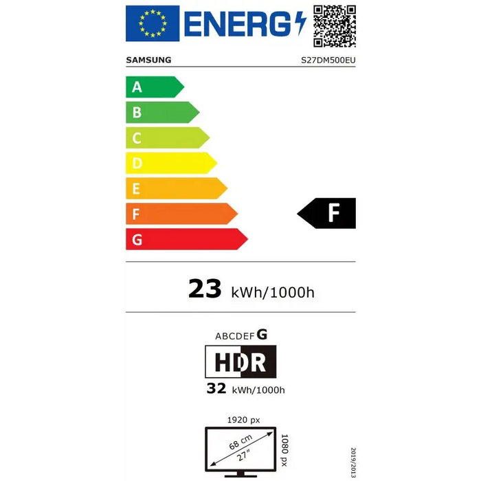 Samsung 27DM500 27’’ VA LED SMART 1920x1080 2xUSB 2.0 2xHDMI 1.4 Wi-Fi 5 Bluetooth Speakers Black - Monitors