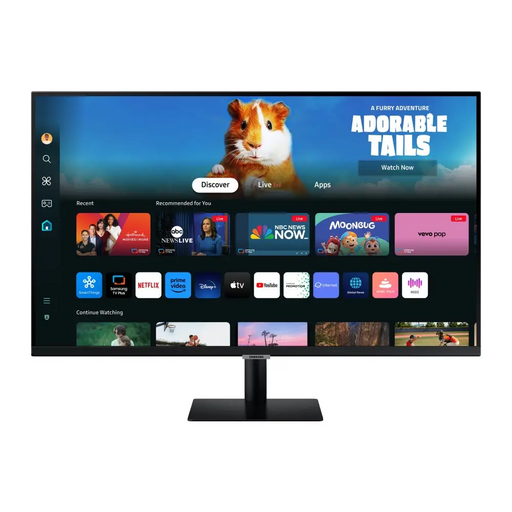 Samsung 32DM500 32’’ VA LED SMART 1920x1080 2xUSB 2.0 2xHDMI 1.4 Wi-Fi 5 Bluetooth Speakers Black - Monitors