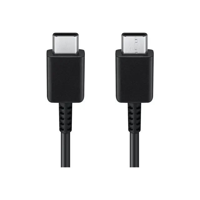 SAMSUNG Cable USB-C to USB-C 3A 15W & 25W 1m Black - USB и Thunderbolt кабели<<<Кабели и адаптери<<<Периферия и