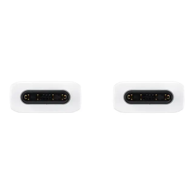 SAMSUNG Cable USB-C to USB-C 3A 15W & 25W 1m White - Кабели и адаптери<<<Аксесоари за смартфони<<<Телеком и Преносими