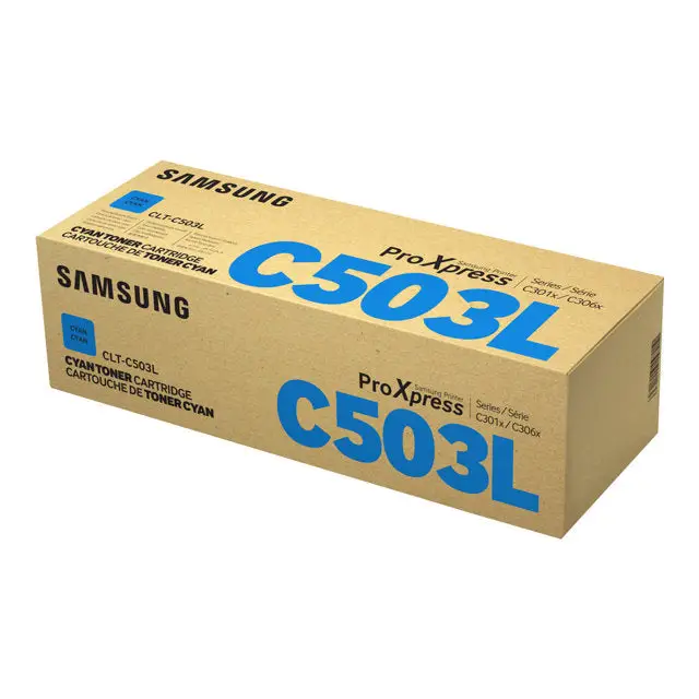 SAMSUNG CLT-C503L/ELS H-Yld Cyan Toner Cr - Тонери<<<Консумативи - Лазер<<<Печат Сканиране и Консумативи<<<ALSO