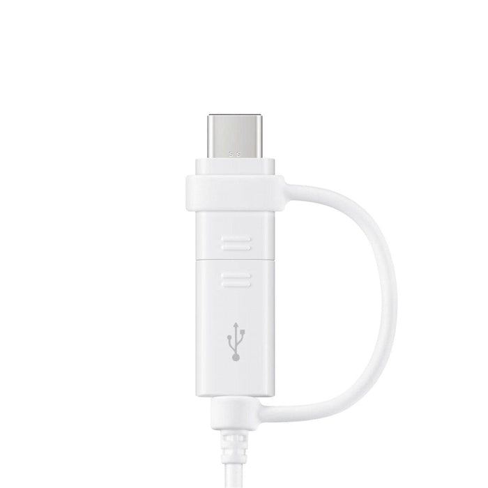 Samsung Combo EP-DG930DWEGWW Cable USB-A / micro USB - USB-C 1.5m - white - Cell phone cables<<<HurtelXML&&&Type-C