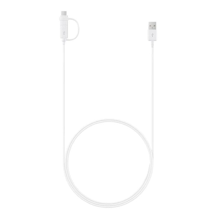 Samsung Combo EP-DG930DWEGWW Cable USB-A / micro USB - USB-C 1.5m - white - Cell phone cables<<<HurtelXML&&&Type-C