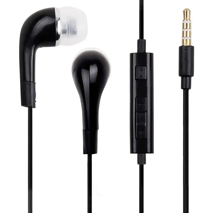 Samsung EHS64AVFBE Wired Headphones Mini Jack 3.5mm Stereo Hi-Fi (Bulk - Replacement Packaging) - Black - Headphones