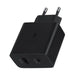 Samsung EP-TA220NBEGEU mobile device charger Headphones Headset Laptop Smartphone Smartwatch Tablet Black AC Indoor