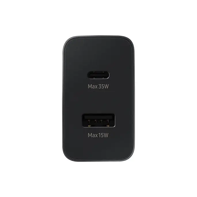 Samsung EP-TA220NBEGEU mobile device charger Headphones Headset Laptop Smartphone Smartwatch Tablet Black AC Indoor
