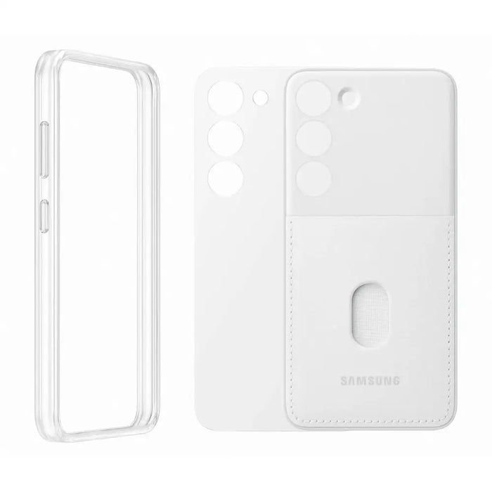 Samsung Frame Cover for Samsung Galaxy S23 case with interchangeable backs white (EF-MS911CWEGWW) - Cell phone cases