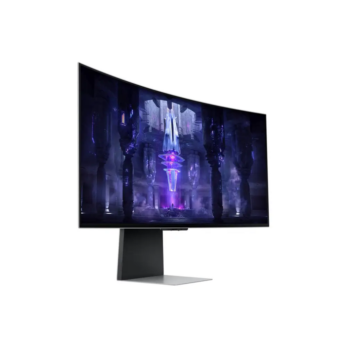 Samsung G85SB computer monitor 86.4 cm (34’’) 3440 x 1440 pixels UltraWide Quad HD OLED Silver - Консюмър и гейминг