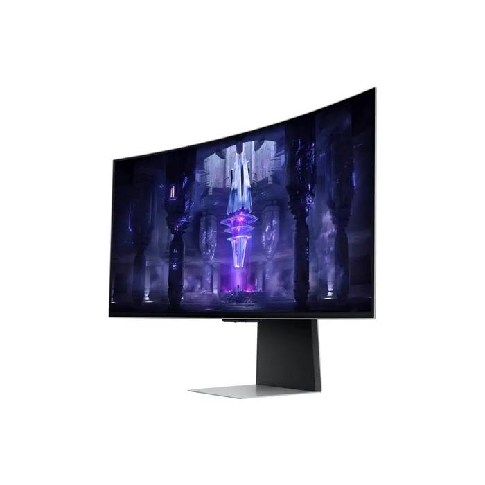 Samsung G85SB computer monitor 86.4 cm (34’’) 3440 x 1440 pixels UltraWide Quad HD OLED Silver - Консюмър и гейминг