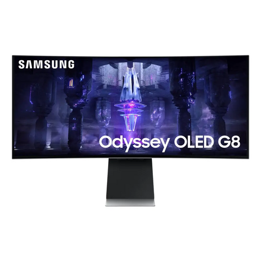 Samsung G85SB computer monitor 86.4 cm (34’’) 3440 x 1440 pixels UltraWide Quad HD OLED Silver - Консюмър и гейминг