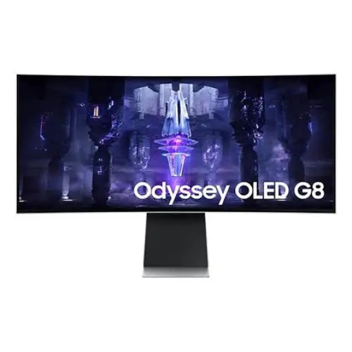 Samsung G85SB computer monitor 86.4 cm (34’’) 3440 x 1440 pixels UltraWide Quad HD OLED Silver - Консюмър и гейминг