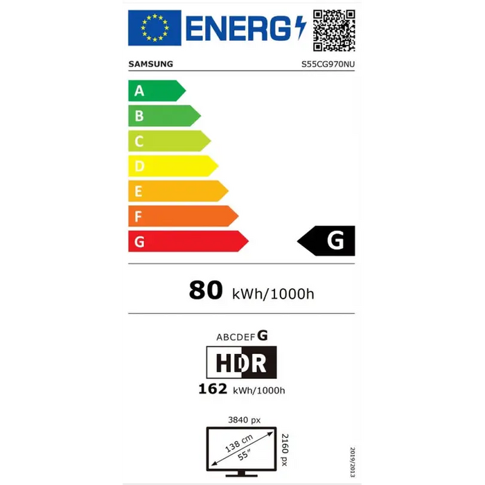 Samsung G97NC computer monitor 139.7 cm (55’’) 3840 x 2160 pixels 4K Ultra HD LED Black
