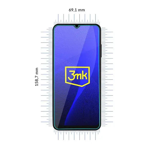 Samsung Galaxy A03s 4G - 3mk FlexibleGlass ™ - Cell phone tempered glass<<<HurtelXML
