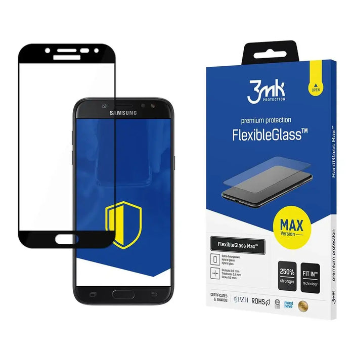 Samsung Galaxy J5 2017 Black - 3mk FlexibleGlass Max™ - Cell phone tempered glass<<<HurtelXML